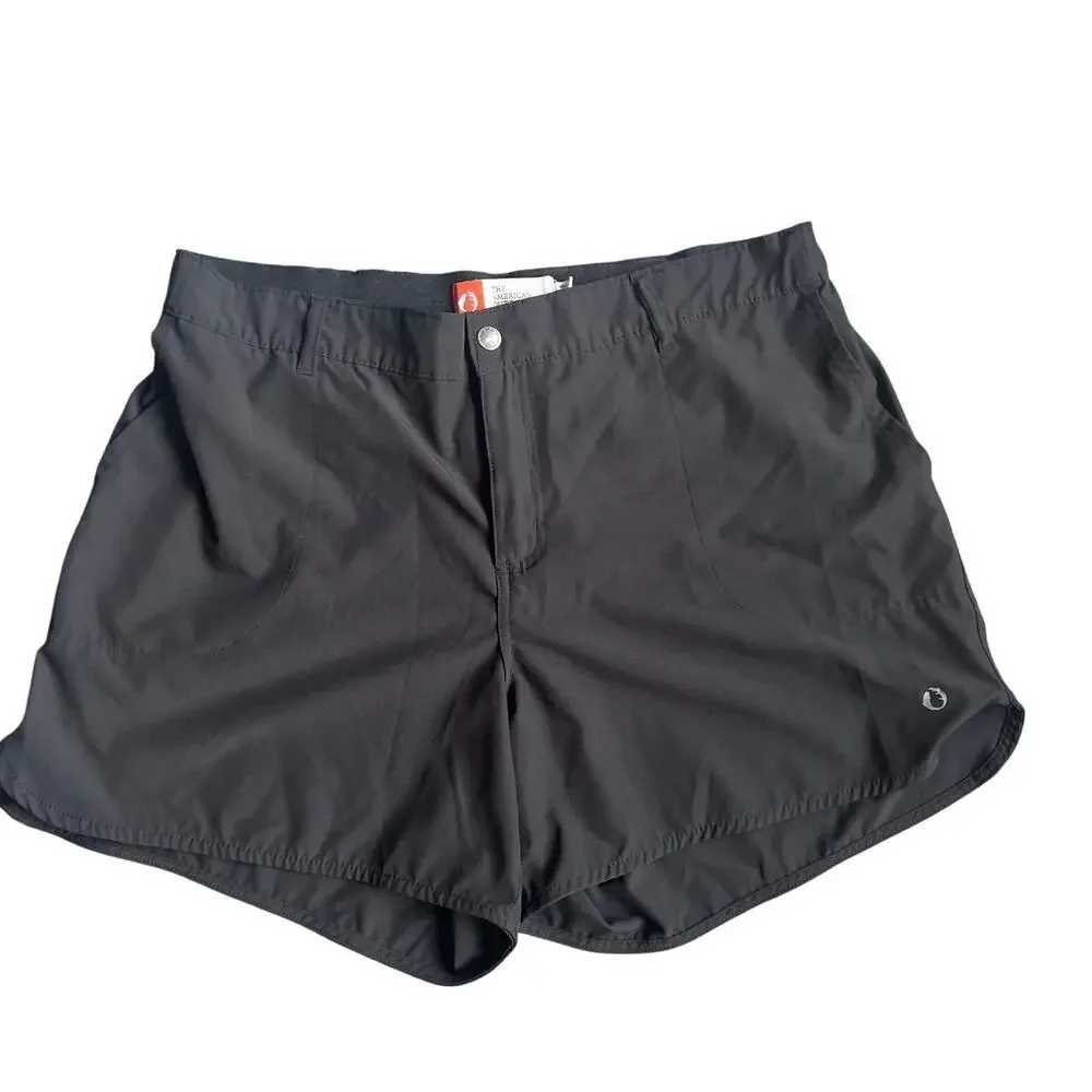 The American Outdoorsman for Women Black Athletic Shorts XL - Picture 1 of 9